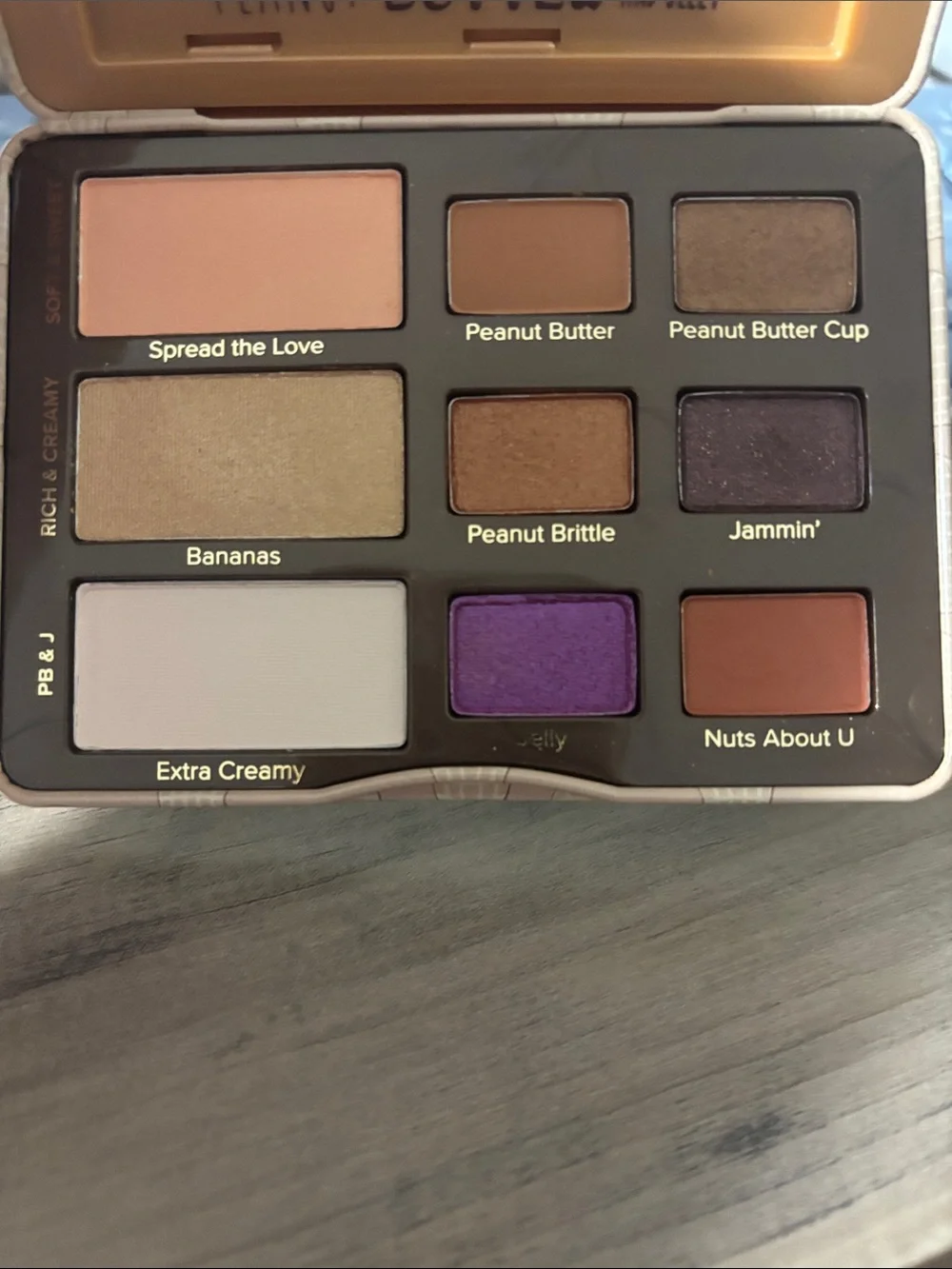 Too Faced Peanut Butter and Jelly Eyeshadow Palette - Brown/Tan